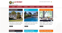 Desktop Screenshot of le-peyret.com